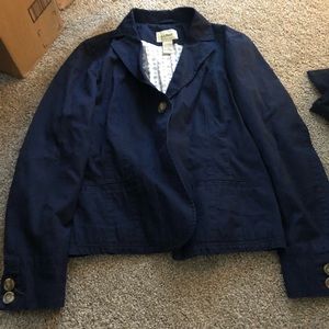 LL Bean Size 8 Button Up Shell